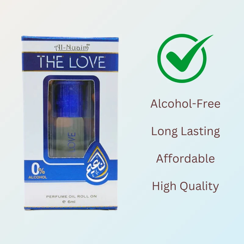 Al Nuaim D-Love (The Love) 6ml - 100% Alcohol Free Perfume 2 Al Nuaim The Love Attar