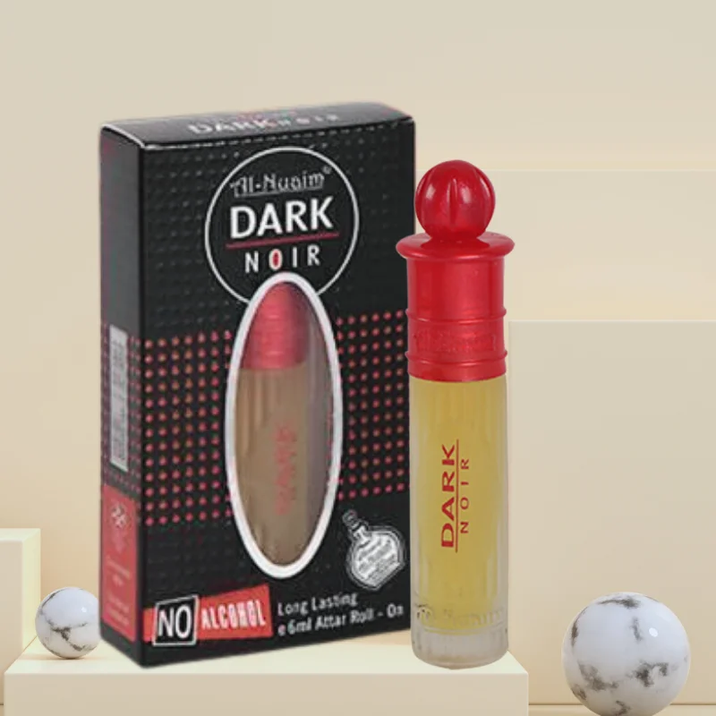 Al Nuaim Dark Noir Perfume 6ml - Alcohol Free Perfume 1 Al Nuaim Dark Noir Perfume Gold Series Alcohol-Free Perfume Roll On 6 ml