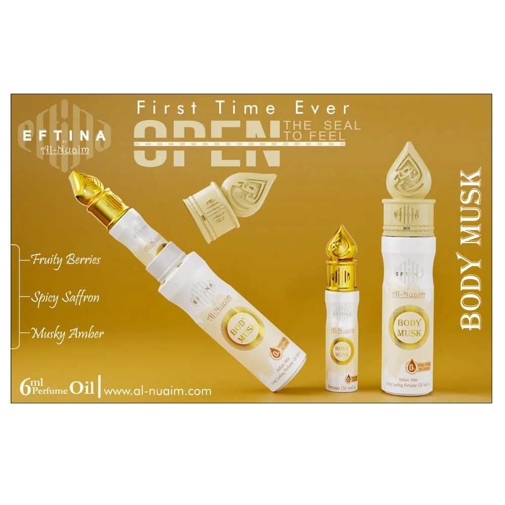 Al Nuaim Body Musk Eftina 6ml 3 Al Nuaim Body Musk Eftina