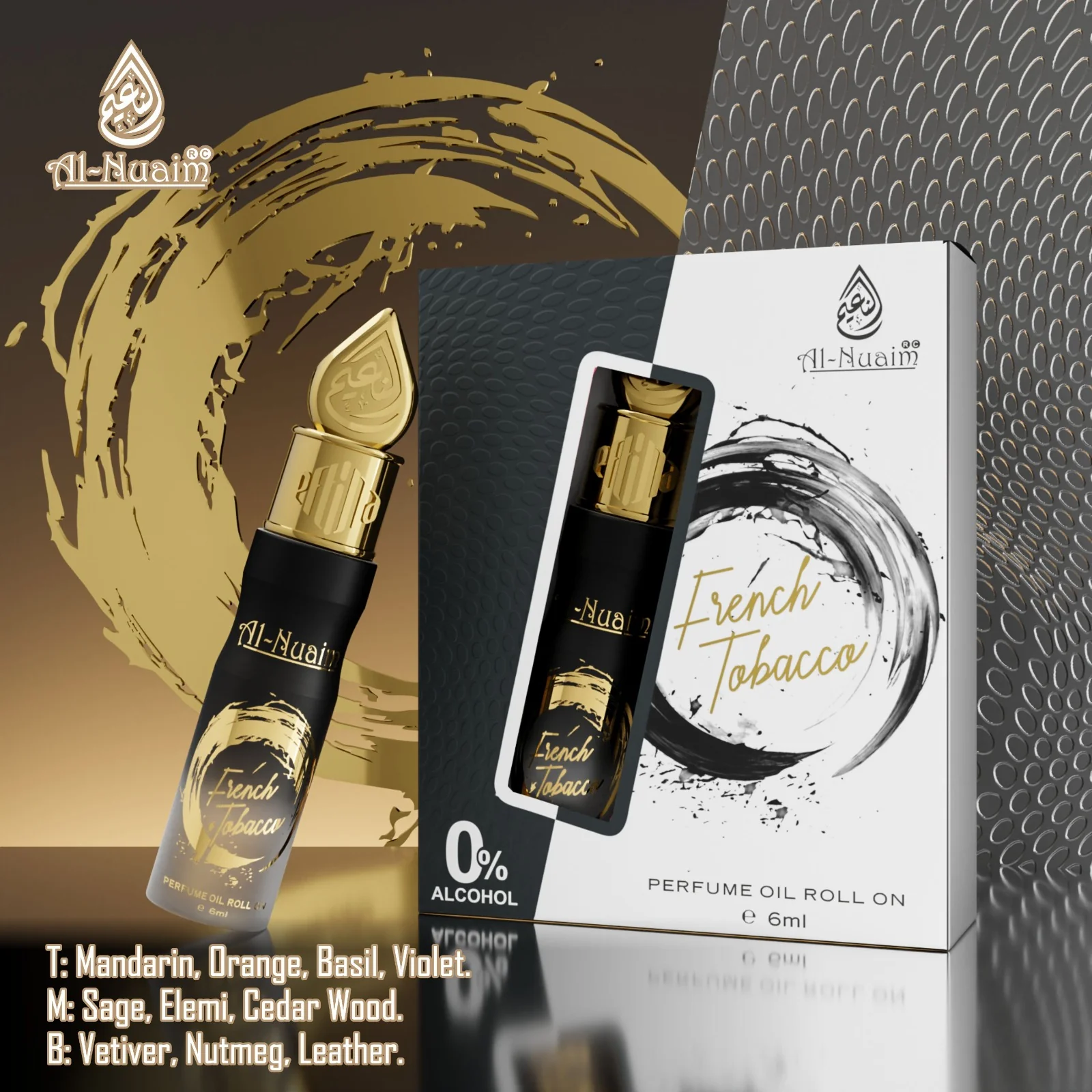 Al Nuaim French Tobacco 6ml 1 Al Nuaim French Tobacco 6ml