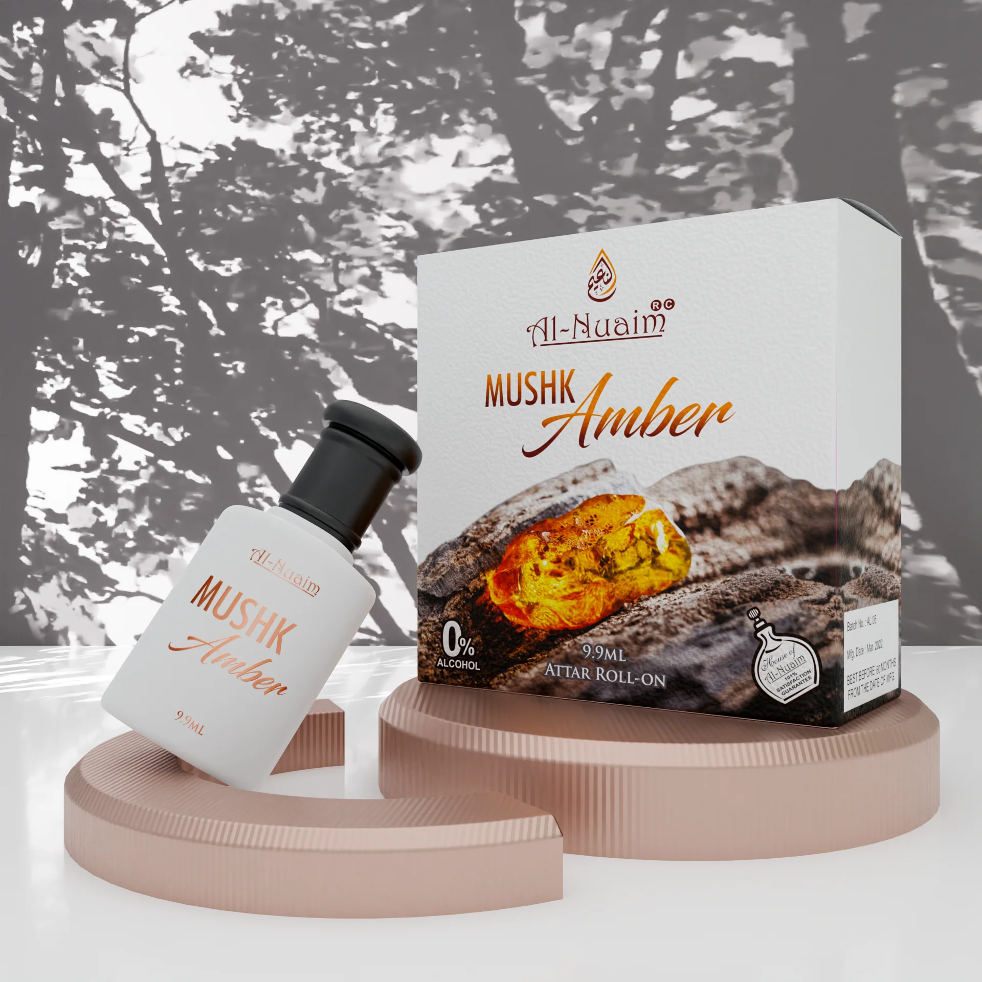 Al Nuaim Musk Amber 9.9ML 1 Al nuaim Musk-Amber