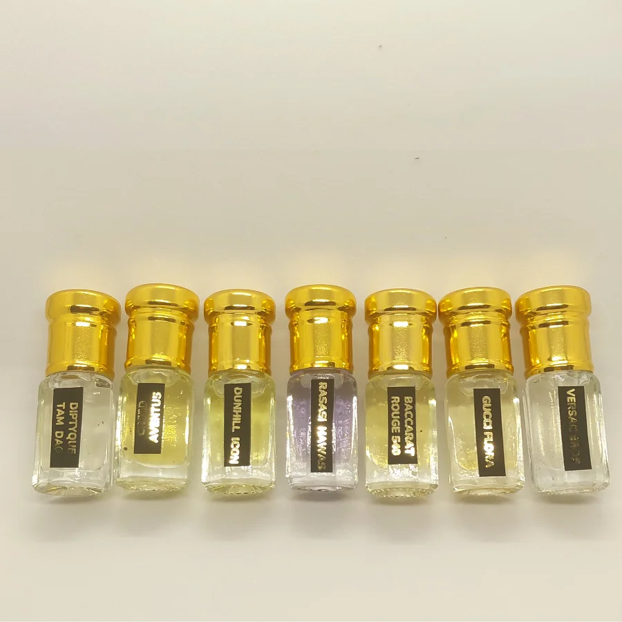 French Attar Combo Set 2 - (Pack of 7) 1 French & Luxury Attar Combo Set 2 | Perfume Oil discovery set