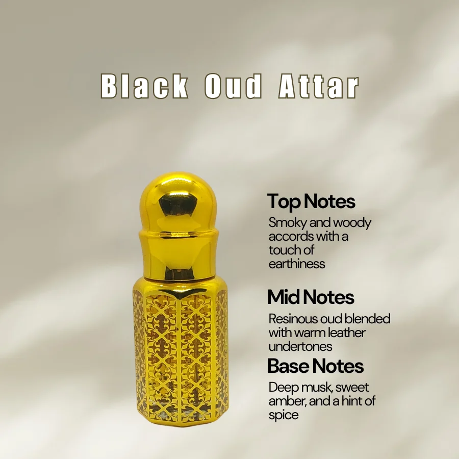SG Black Oud Attar - 6ml Premium Attar 2 Black Oud Attar