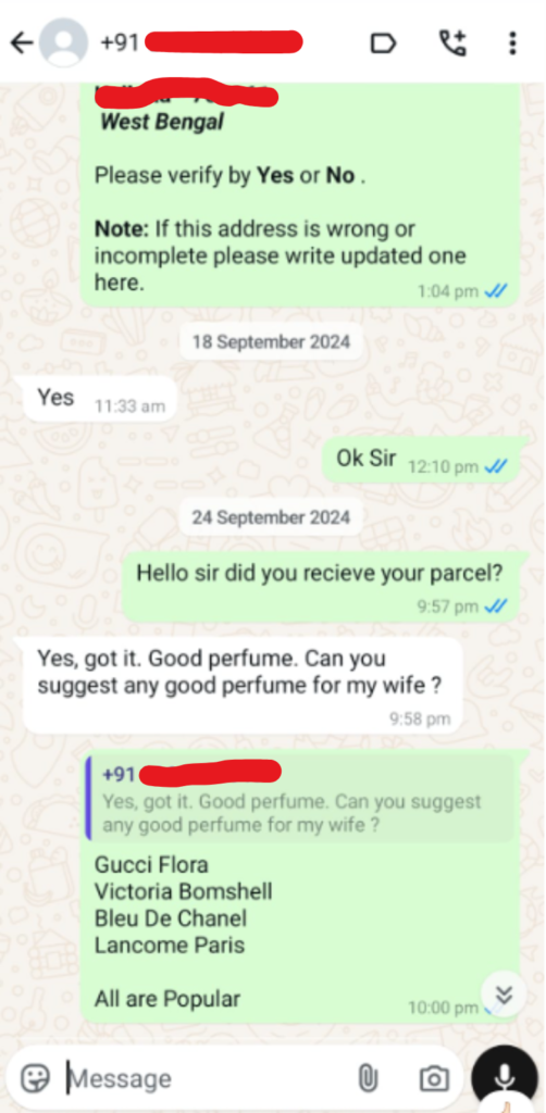 Customer Feedback 1