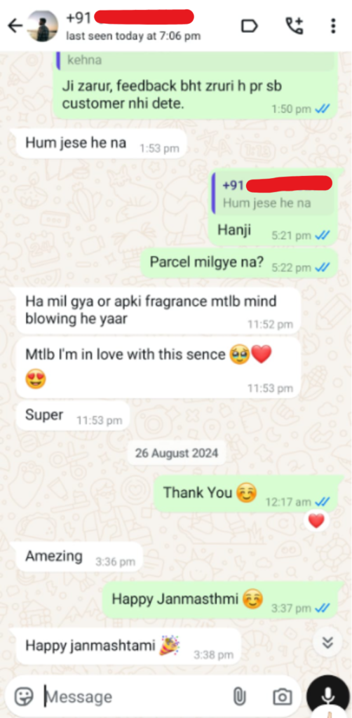 Customer Feedback 3